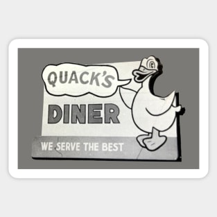 Quack's Diner Sticker